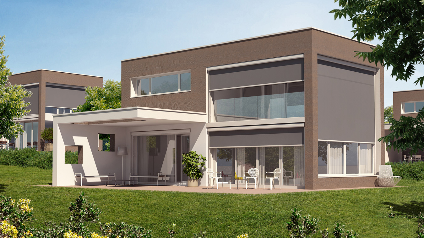 VENTOSOL VS6100 Senkrechtmarkise mit ZIP-System – windstabiler Sonnen- und Insektenschutz von INSEKTOR